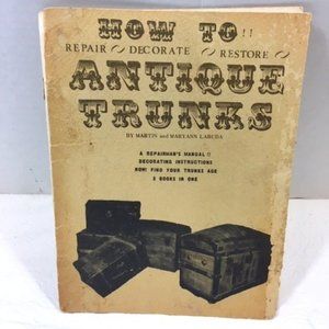 VTG How to Repair Decorate Restore Antique Trunks 1968 Manual Booklet